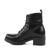 Veterboots met blokhak