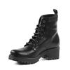 Veterboots met blokhak