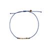 LUZ - friendship rope armbandje blauw