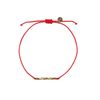 LUZ - friendship rope armbandje rood
