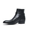 Zwarte lage boots met buckles