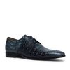 Giorgio Azzurro 46998 blauwe veterschoenen snakeskin
