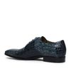 Giorgio Azzurro 46998 blauwe veterschoenen snakeskin