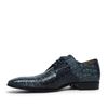 Giorgio Azzurro 46998 blauwe veterschoenen snakeskin