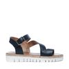 Plateau sandalen zwart