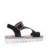 Plateau sandalen zwart