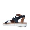 Plateau sandalen zwart