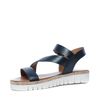 Plateau sandalen zwart