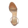 Sandalen met hak cognac