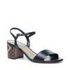 Sandalen met hak zwart