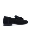 Zwarte loafers met kwastjes