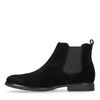 Zwart suède chelsea boots