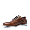 Cognac veterschoenen leer