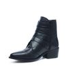 Zwarte western buckle boots