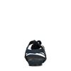 Jeans sandalen met franjes