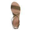 Donkergroene sandalen