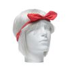 Set van 2 haarbanden zwart/rood
