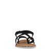Zwarte gevlochten sandalen