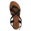 Zwarte gevlochten sandalen