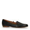 Zwarte leren loafers
