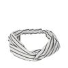 Witte haarband met zwarte strepen