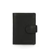 Zwarte portemonnee met cardprotector