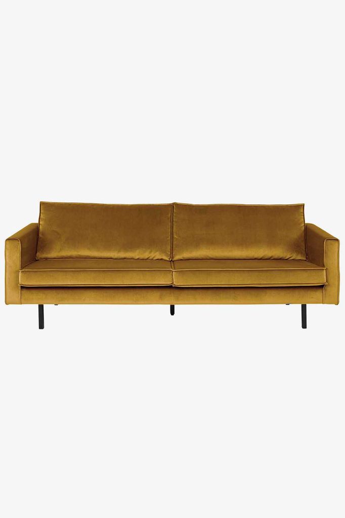 Sissy-Boy Amsterdam velvet bank 3-zits oker unisex geel Onesize