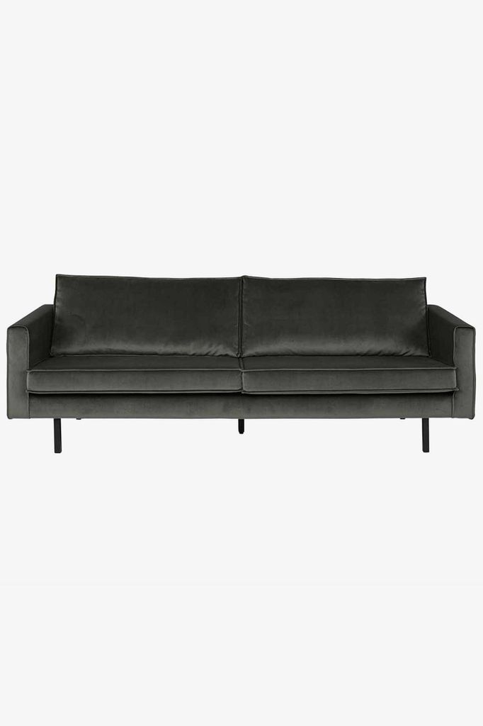 Sissy-Boy Amsterdam velvet bank 3-zits donkergroen unisex Onesize