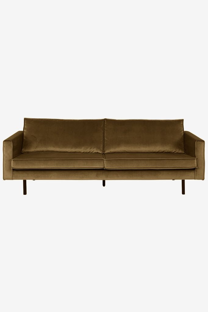 Sissy-Boy Amsterdam velvet bank 3-zits brons unisex goud Onesize