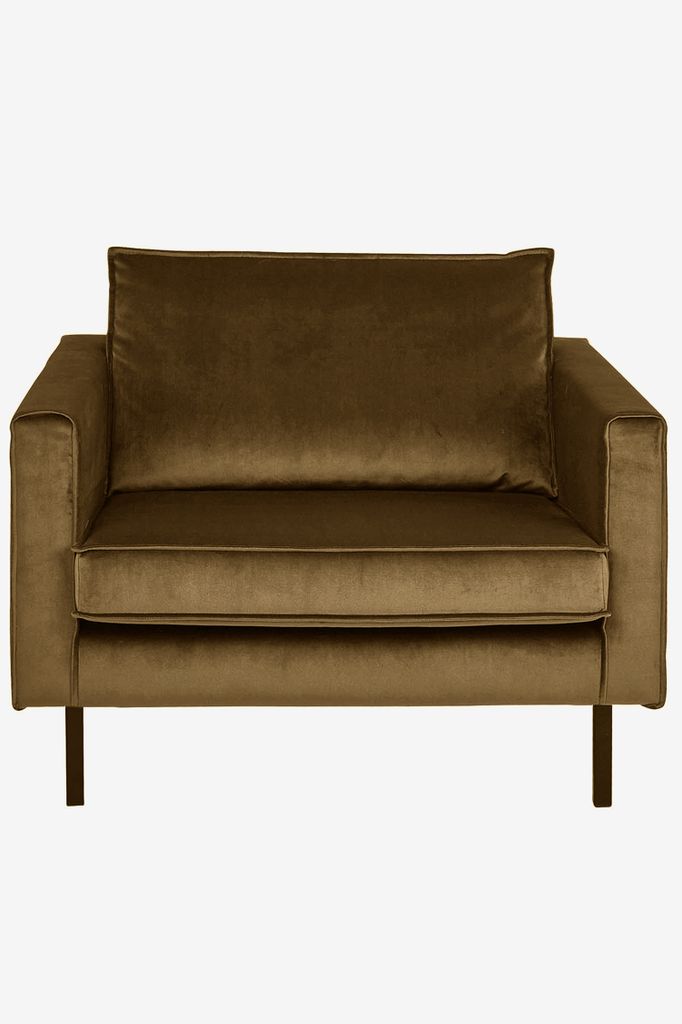 Sissy-Boy Amsterdam velvet loveseat brons unisex goud Onesize