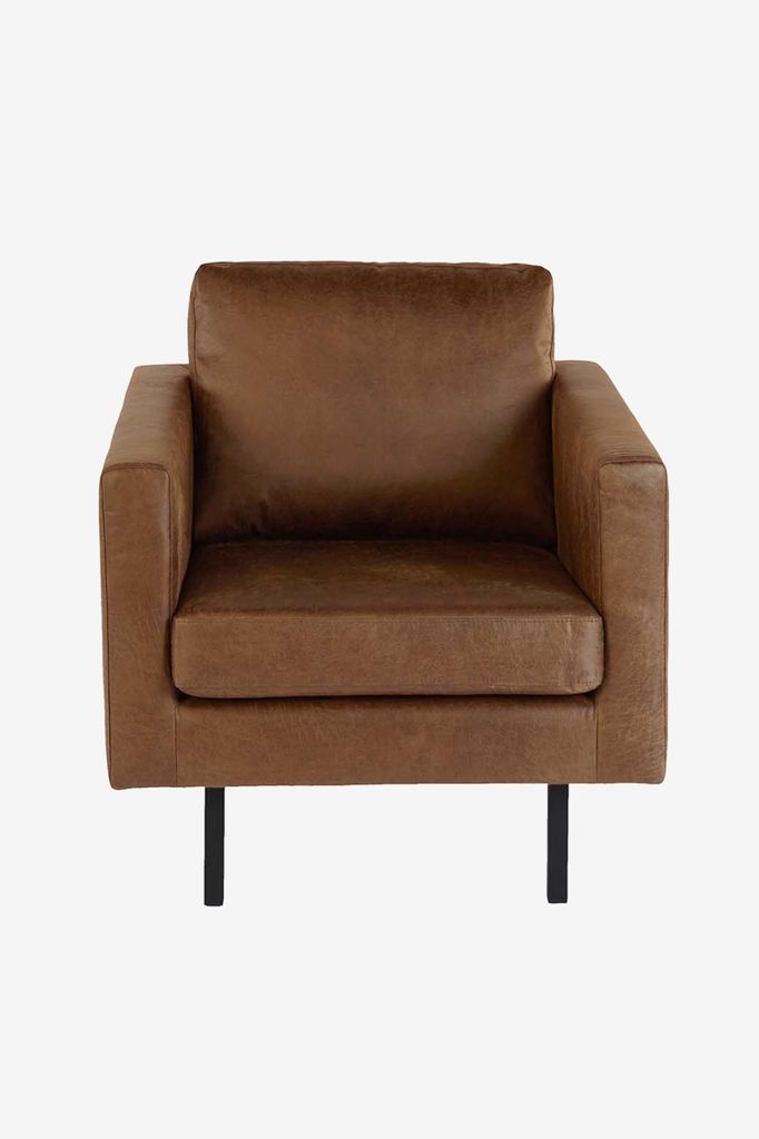 Sissy-Boy Amsterdam ecoleer clean fauteuil bruin unisex Onesize