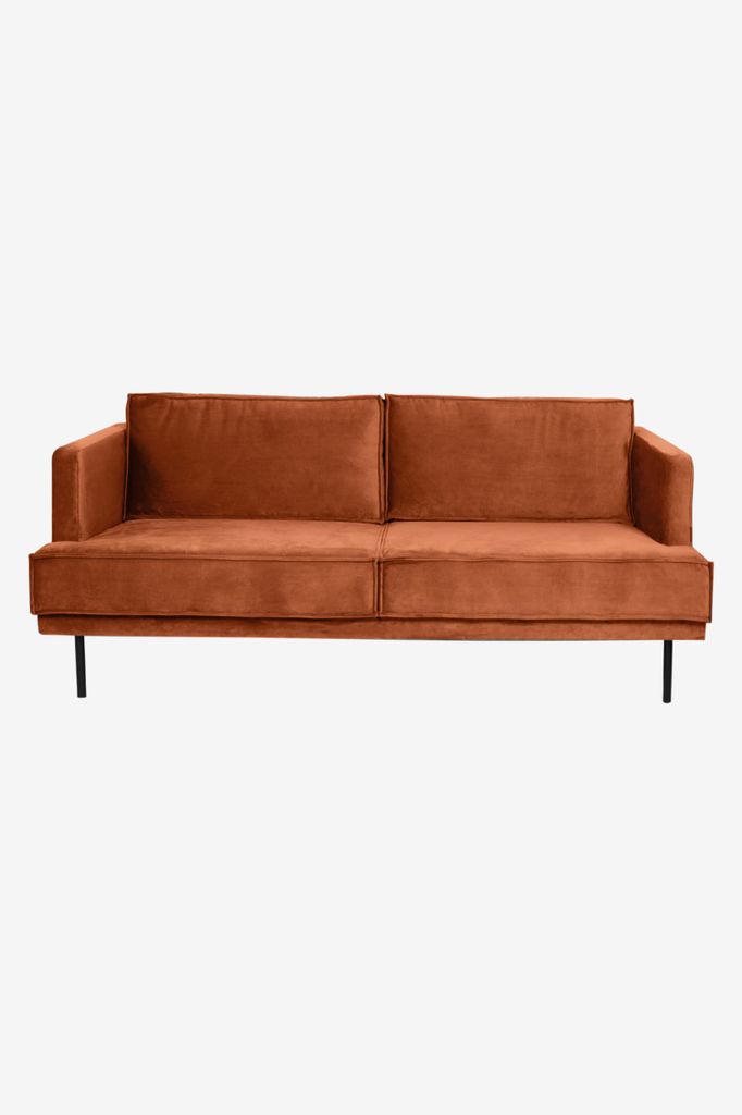 Sissy-Boy The Duchess velvet bank 2,5-zits roest unisex bruin Onesize