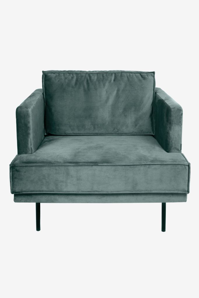 Sissy-Boy The Duchess velvet loveseat grijs blauw unisex Onesize