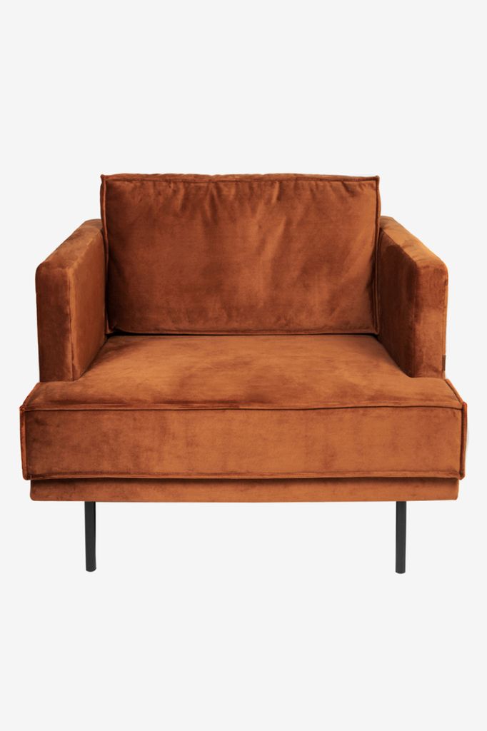 Sissy-Boy The Duchess velvet loveseat roest unisex bruin Onesize