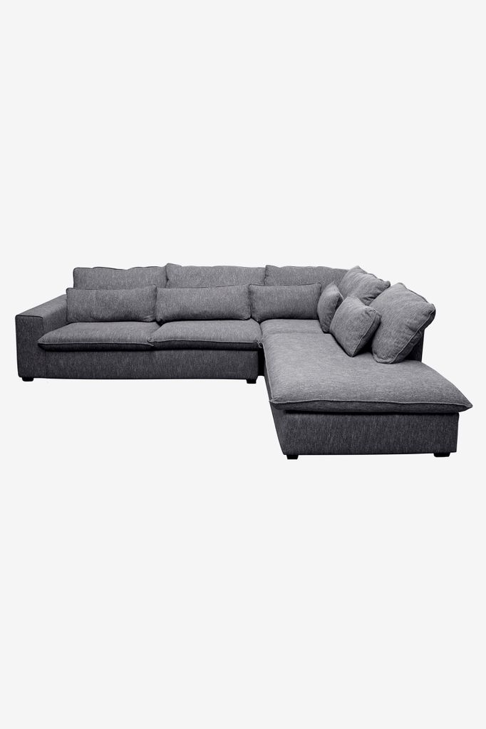 Sissy-Boy Baron bank 3.5-zits lounge rechts donkergrijs melee unisex Onesize