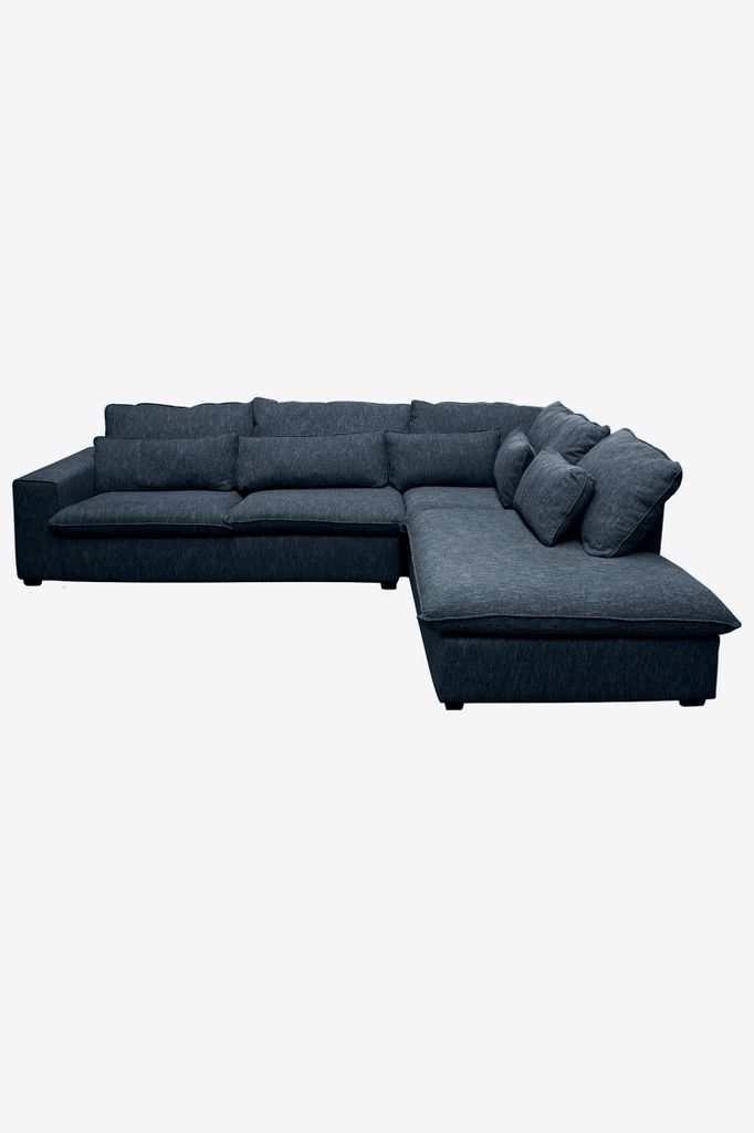 Sissy-Boy Baron bank 3.5-zits lounge rechts donkerblauw melee unisex Onesize