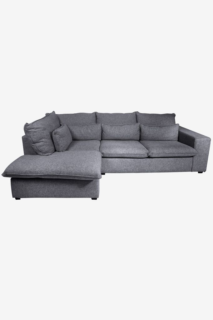 Sissy-Boy Baron bank 2.5-zits lounge links donkergrijs melee unisex Onesize