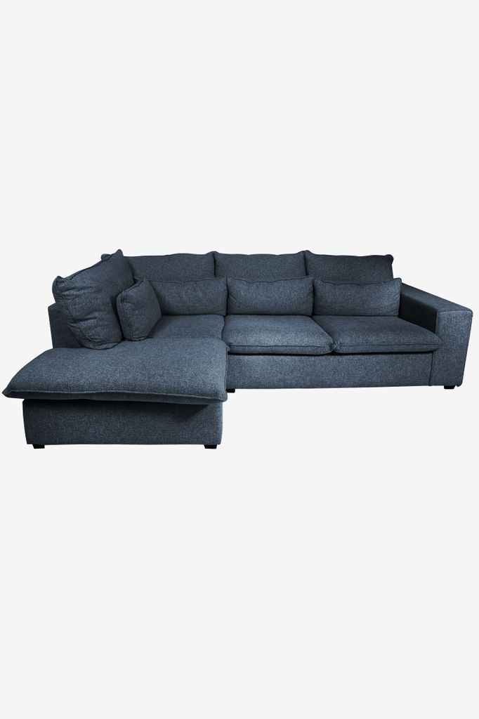 Sissy-Boy Baron bank 2.5-zits lounge links donkerblauw melee unisex Onesize