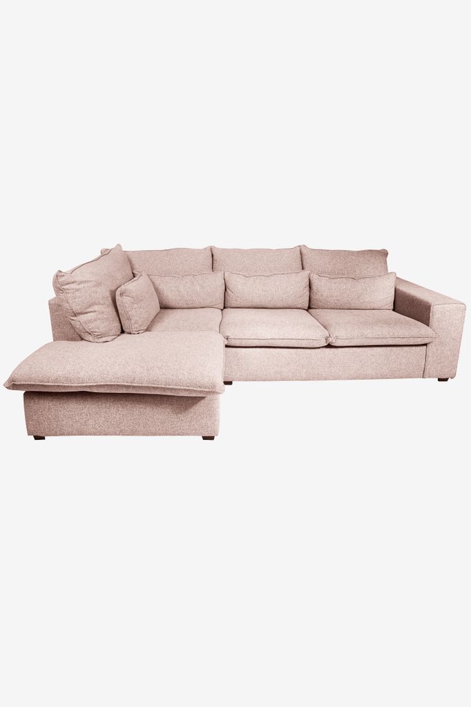 Sissy-Boy Baron bank 2.5-zits lounge links roze/karamel melee unisex bruin Onesize