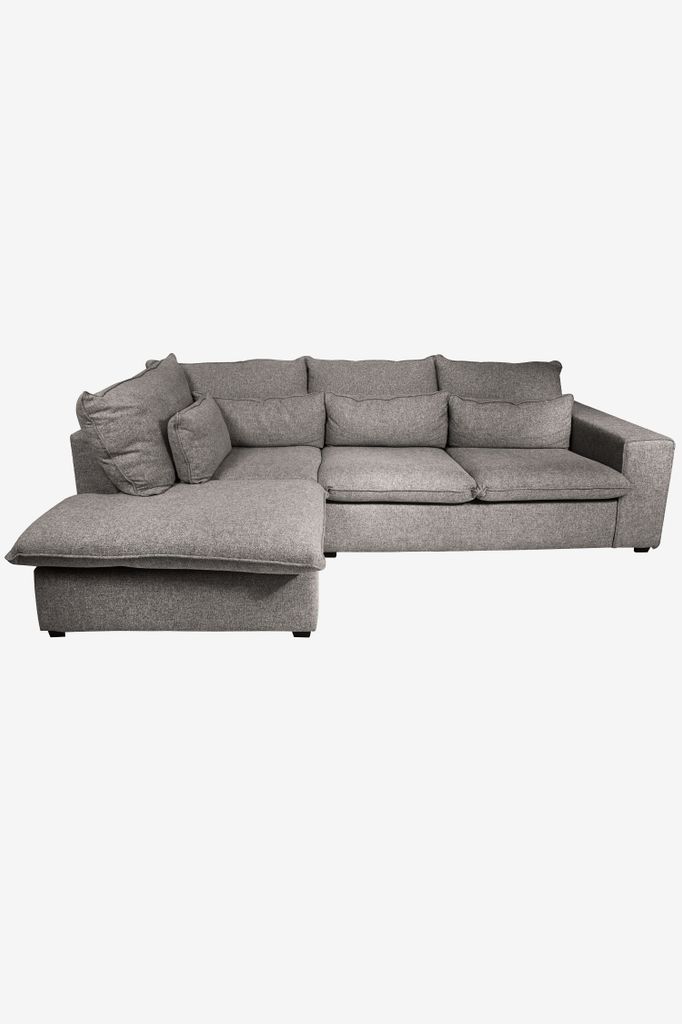 Sissy-Boy Baron bank 2.5-zits lounge links lichtgrijs melee unisex Onesize