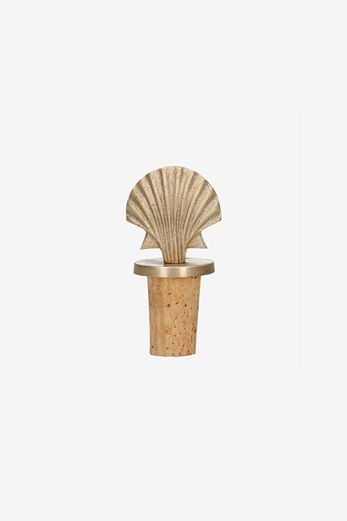 Sissy-Boy Goudkleurige Flesstopper Met Schelp