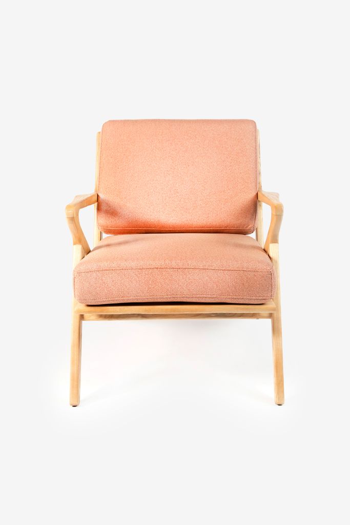 Sissy-Boy Houten Stoel Mid Century Roze
