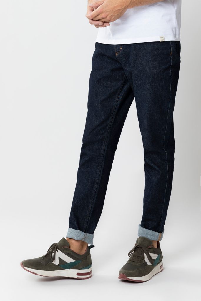 Dark blue regular fit jeans