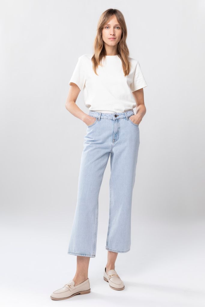 Beira mid waist cropped jeans