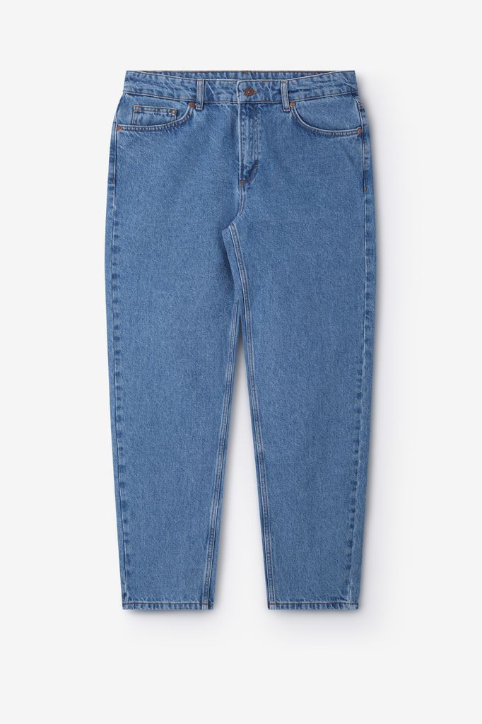 Sissy-Boy Blauwe Mid-rise Loose Fit Jeans