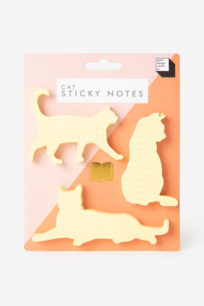 Good Design Works Cat Sticky Notes
