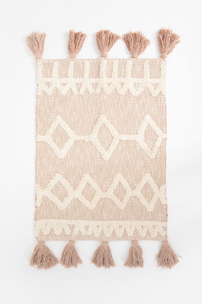 Sissy-Boy Beige Badmat Met Geometrische Figuren