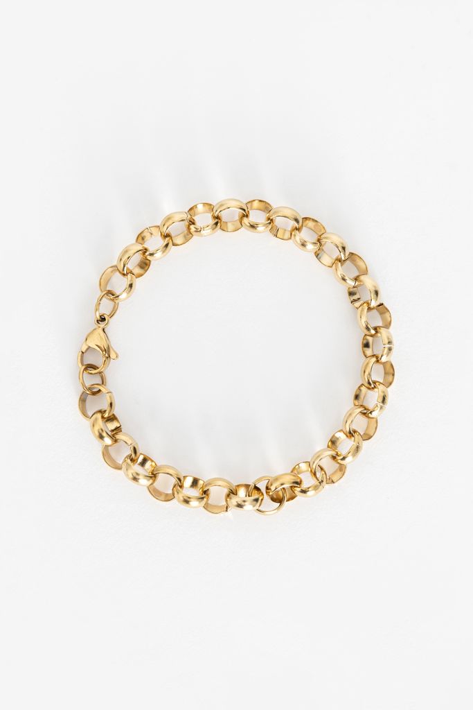 Sissy-Boy Gold Plated Armband Met Grote Schakels