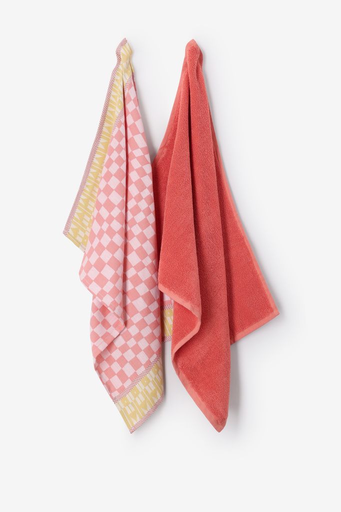 Sissy-Boy Oranje Handdoek En Theedoek Terry