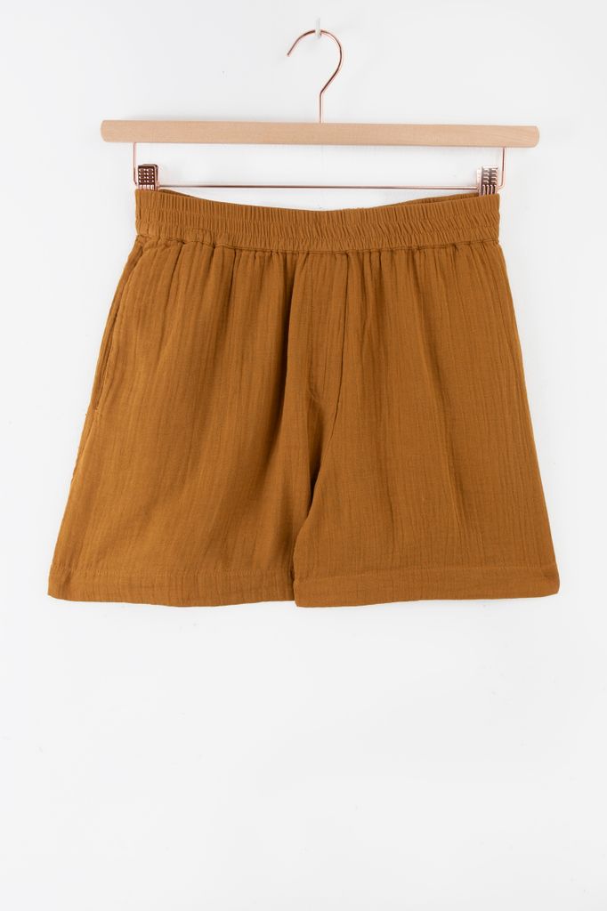 Sissy-Boy Goudbruine Mousseline Shorts